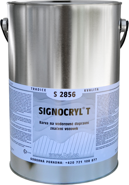 Signocryl značení vozovek S2856 * Barva na vodorovné dopravní značení vozovek.