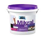 Obrázek k výrobku 82830 - Het Mikral 100 bílá * Fasádní bílá čistě akrylátová hladká barva.