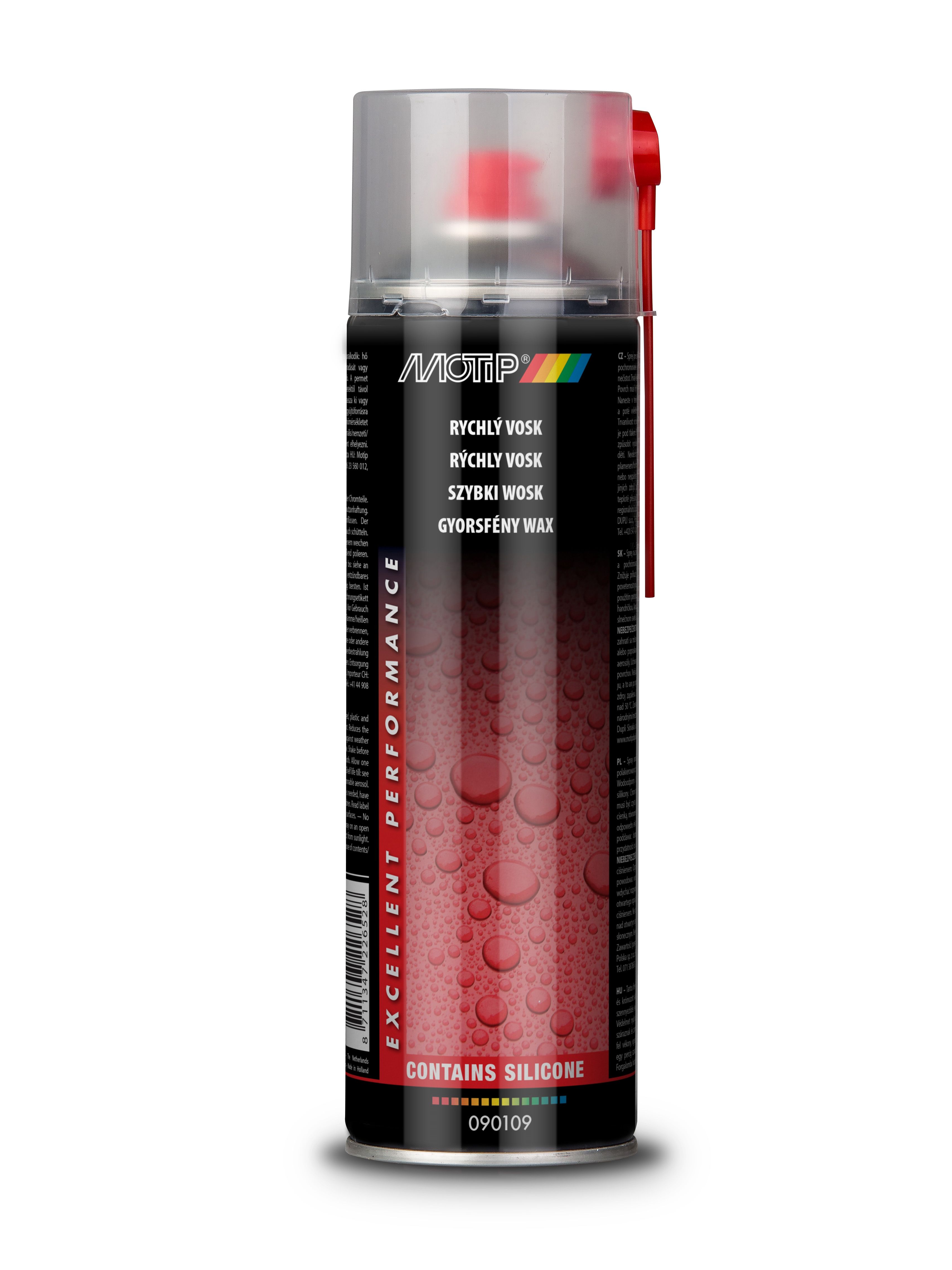 Motip Rychlý vosk 500 ml * K získání trvalého lesku karosérií. Motip Rychlý vosk 500 ml * K získání trvalého lesku karosérií.