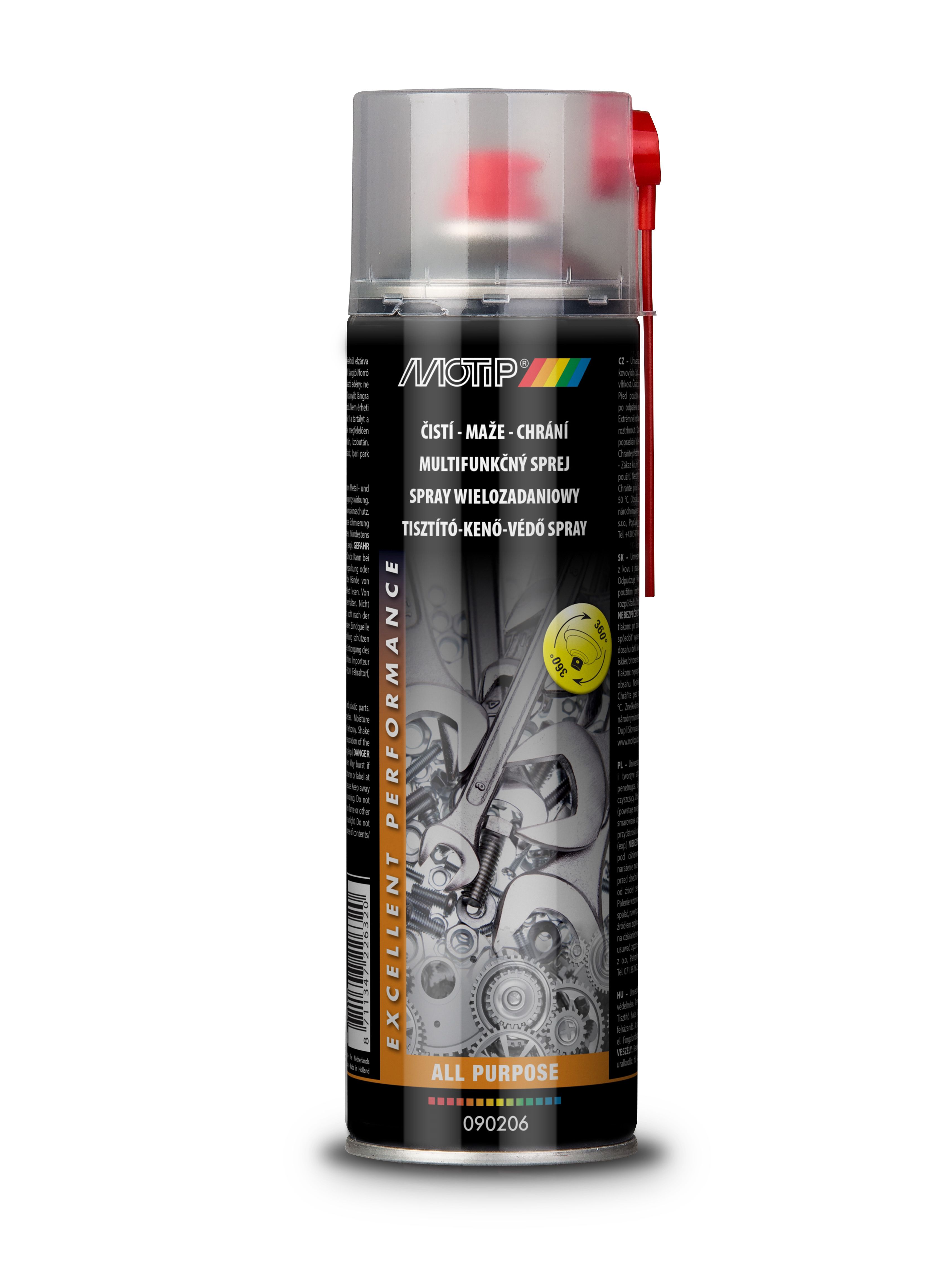 Motip Uvolní-čistí-maže-chrání 500 ml Motip Uvolní-čistí-maže-chrání 500 ml