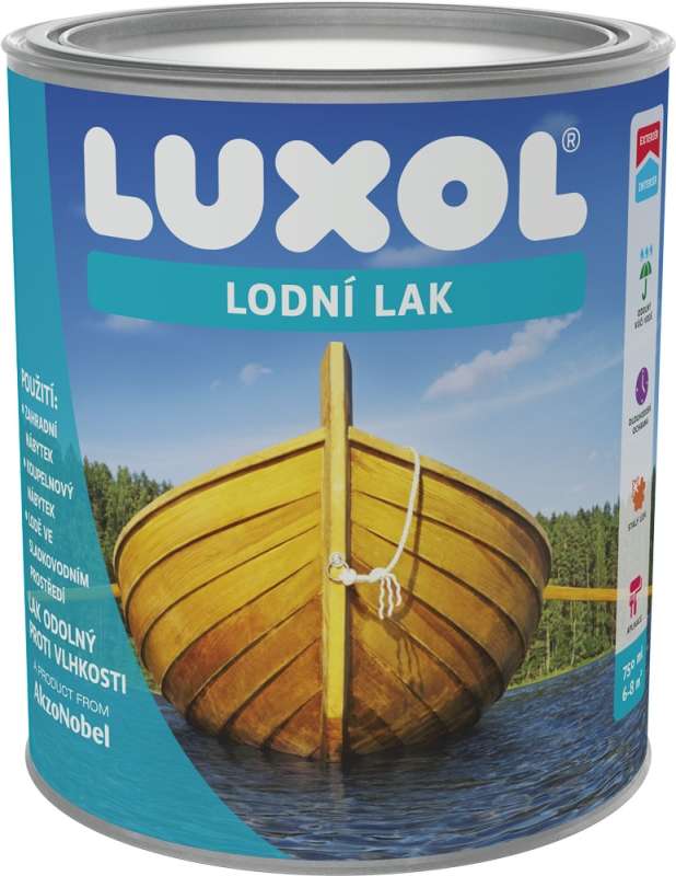 LUXOL Lodní lak bezbarvý * Lesklý transparentní lak na nátěry dřeva ve vysoce vlhkém prostředí. 1 LUXOL Lodní lak bezbarvý * Lesklý transparentní lak na nátěry dřeva ve vysoce vlhkém prostředí. 1