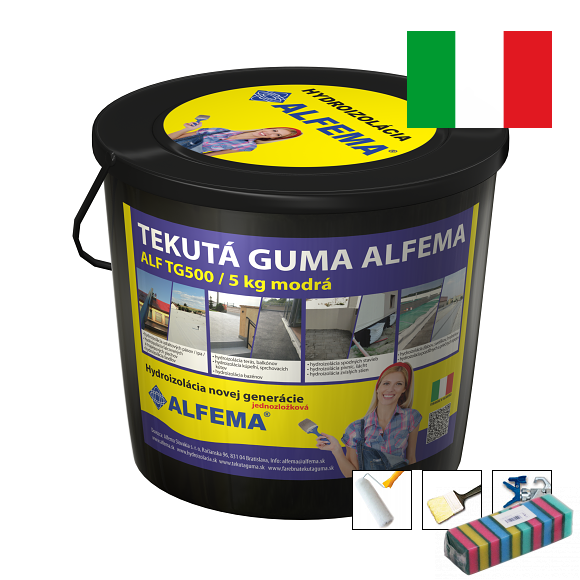 Alfema Tekutá guma TG500 modrá na bazény * Tekutá guma na bazény. Alfema Tekutá guma TG500 modrá na bazény * Tekutá guma na bazény.