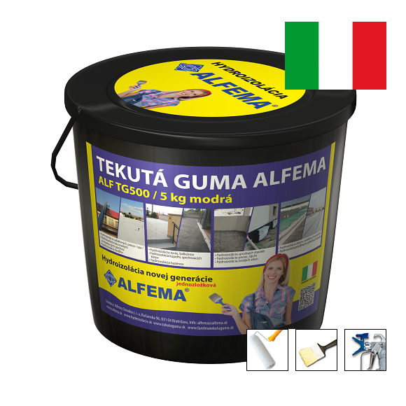 Alfema Tekutá guma TG500 modrá na bazény * Tekutá guma na bazény. Alfema Tekutá guma TG500 modrá na bazény * Tekutá guma na bazény.