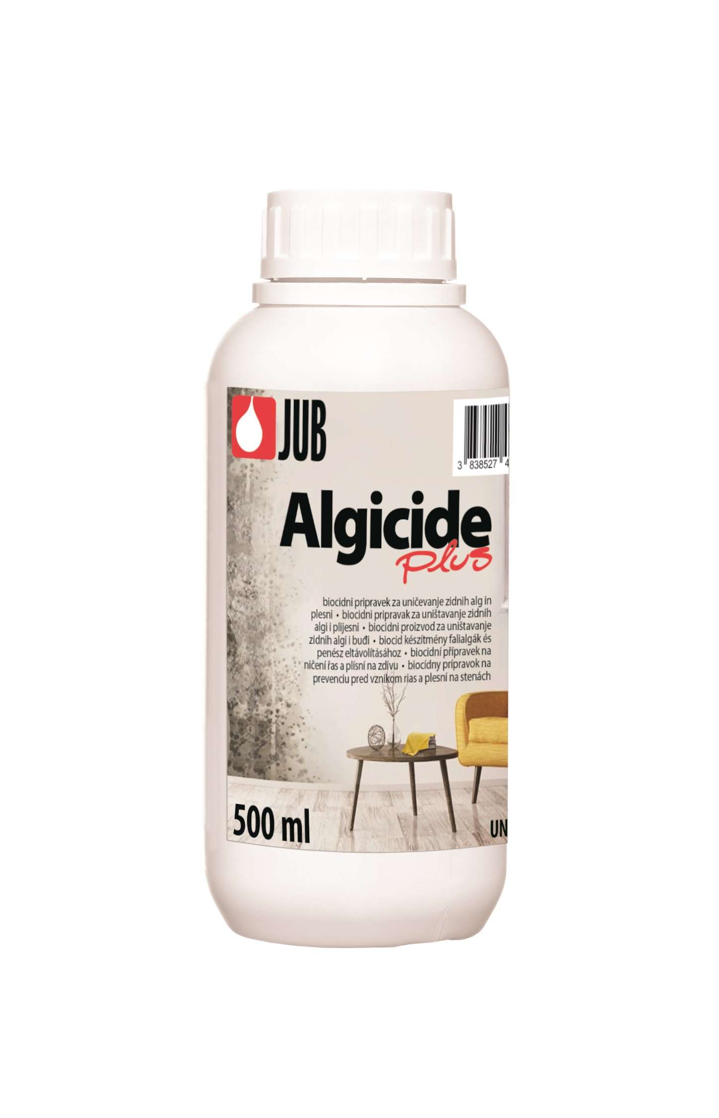 Jub Algicid Plus 0,5 L * Prostředek na ničení řas a plísní na zdivu. 1 Jub Algicid Plus 0,5 L * Prostředek na ničení řas a plísní na zdivu. 1