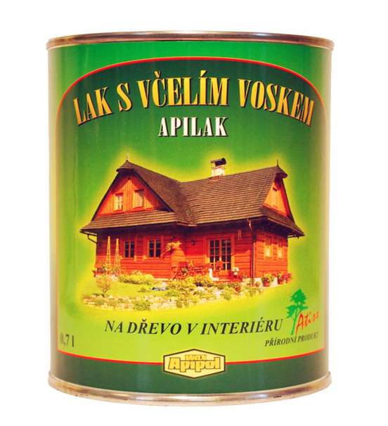APILAK lak na dřevo s včelím voskem APILAK lak na dřevo s včelím voskem