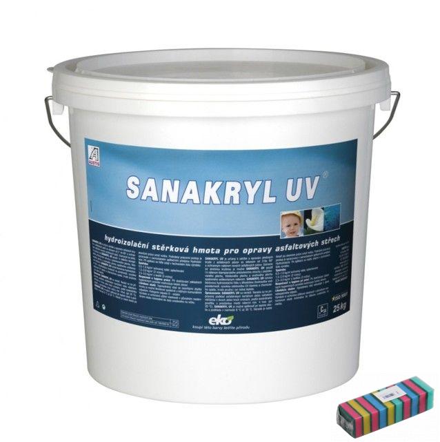 Sanakryl UV 07 červenohnědý 25 kg * hydroizolační stěrková hmota