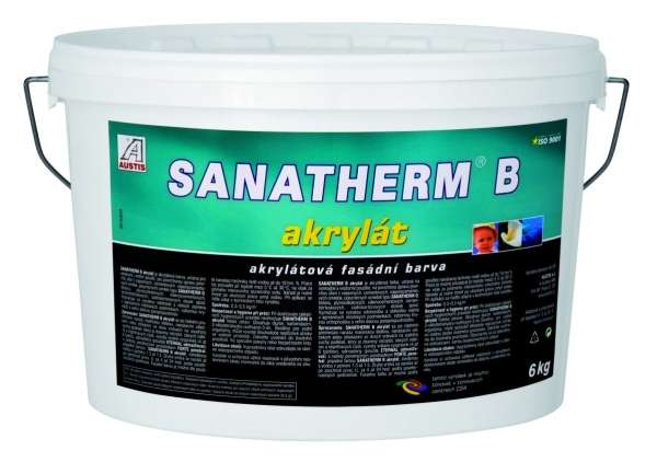 SANATHERM B fasádní akrylátová bílá 1