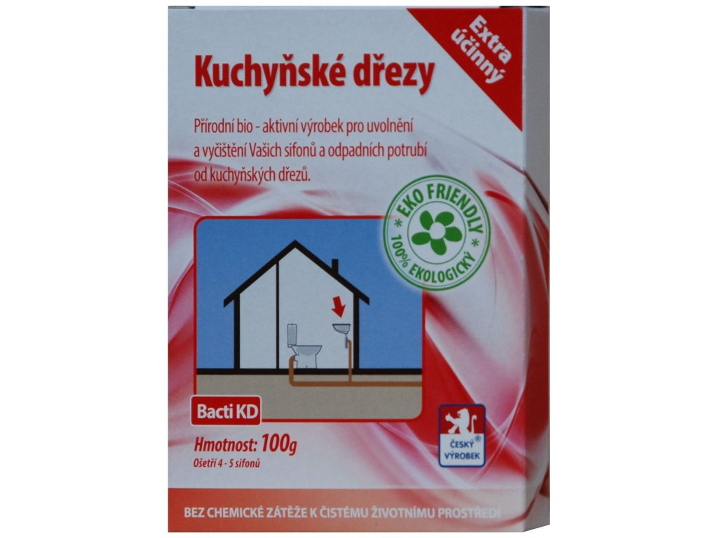 Bacti KD - Bakterie do dřezu