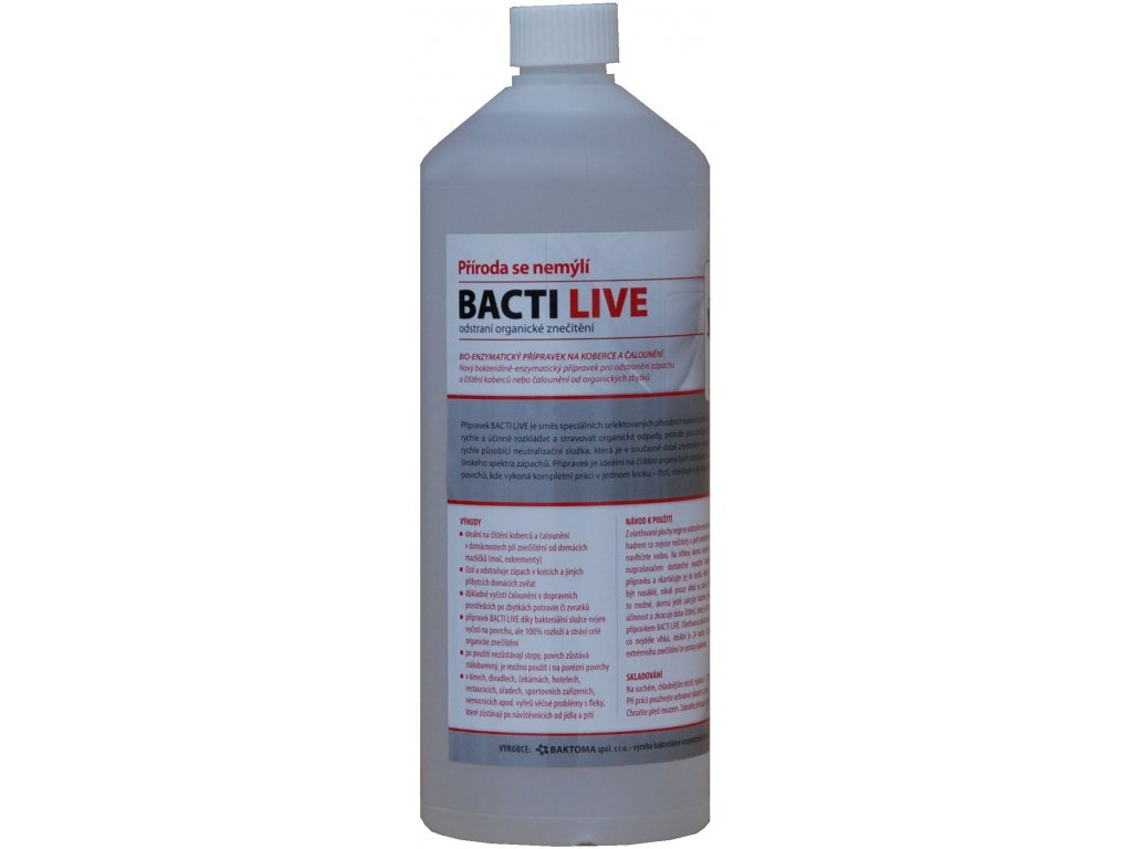 Bacti LIVE - Bakterie na koberce a čalounění Bacti LIVE - Bakterie na koberce a čalounění