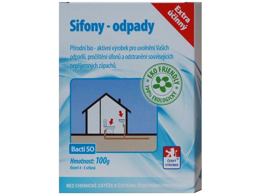 Bacti SO - Bakterie do sifonů Bacti SO - Bakterie do sifonů