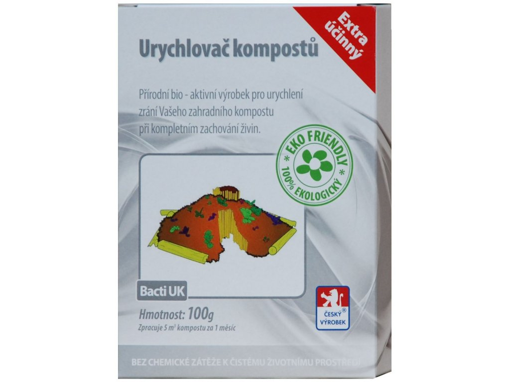 Bacti UK - Urychlovač kompostu * Bakterie do kompostu. Bacti UK - Urychlovač kompostu * Bakterie do kompostu.