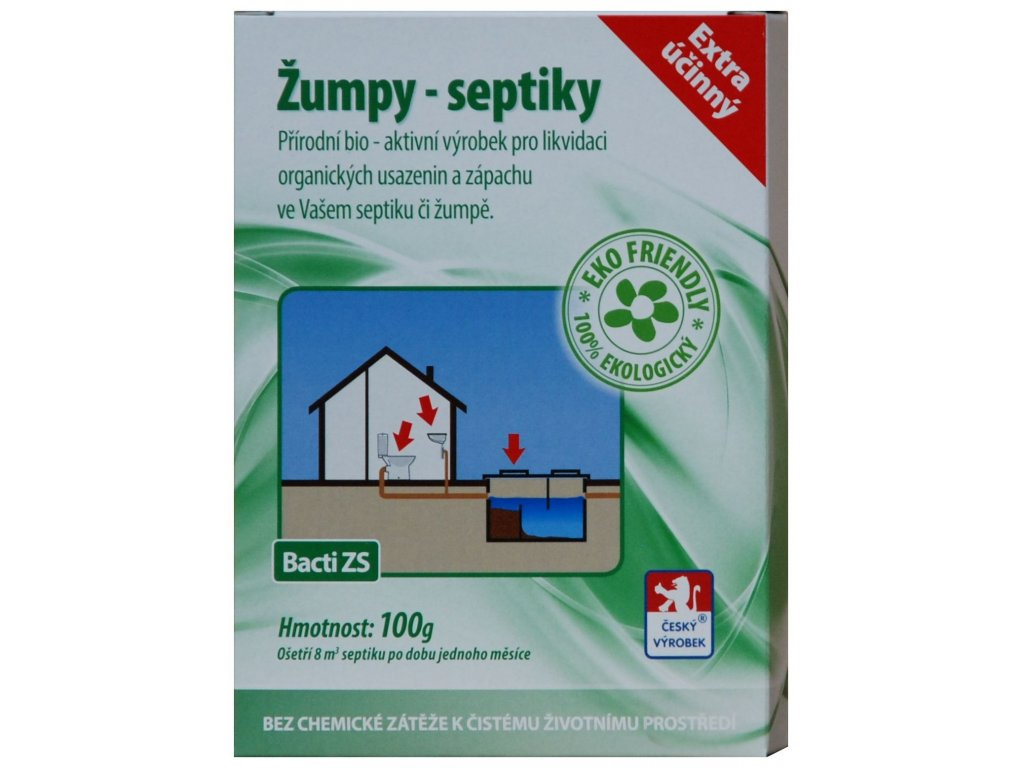 Bacti ZS - Bakterie do žump a septiků Bacti ZS - Bakterie do žump a septiků