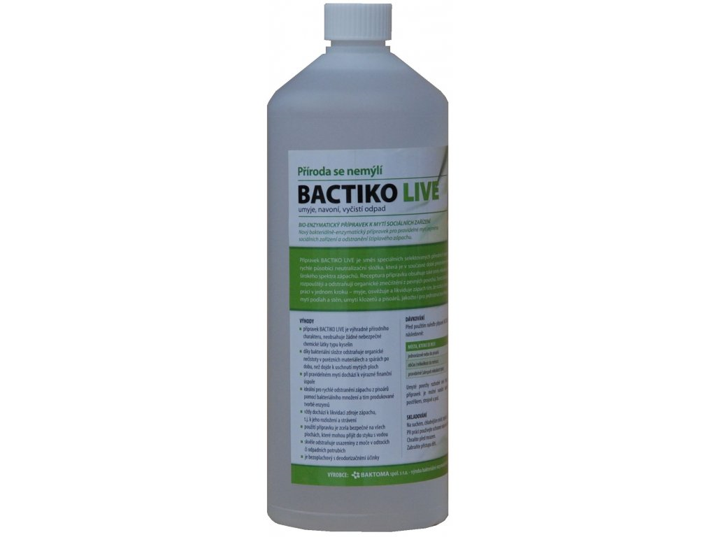 Bactiko LIVE - Bakterie do sociálních zařízení