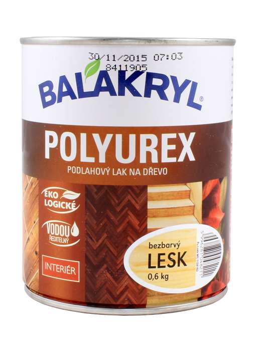 Balakryl Polyurex * polyuretanový podlahový lak na dřevo 1