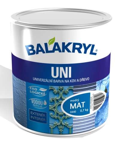 Balakryl UNI Mat * univerzální barvy na kov a dřevo 1