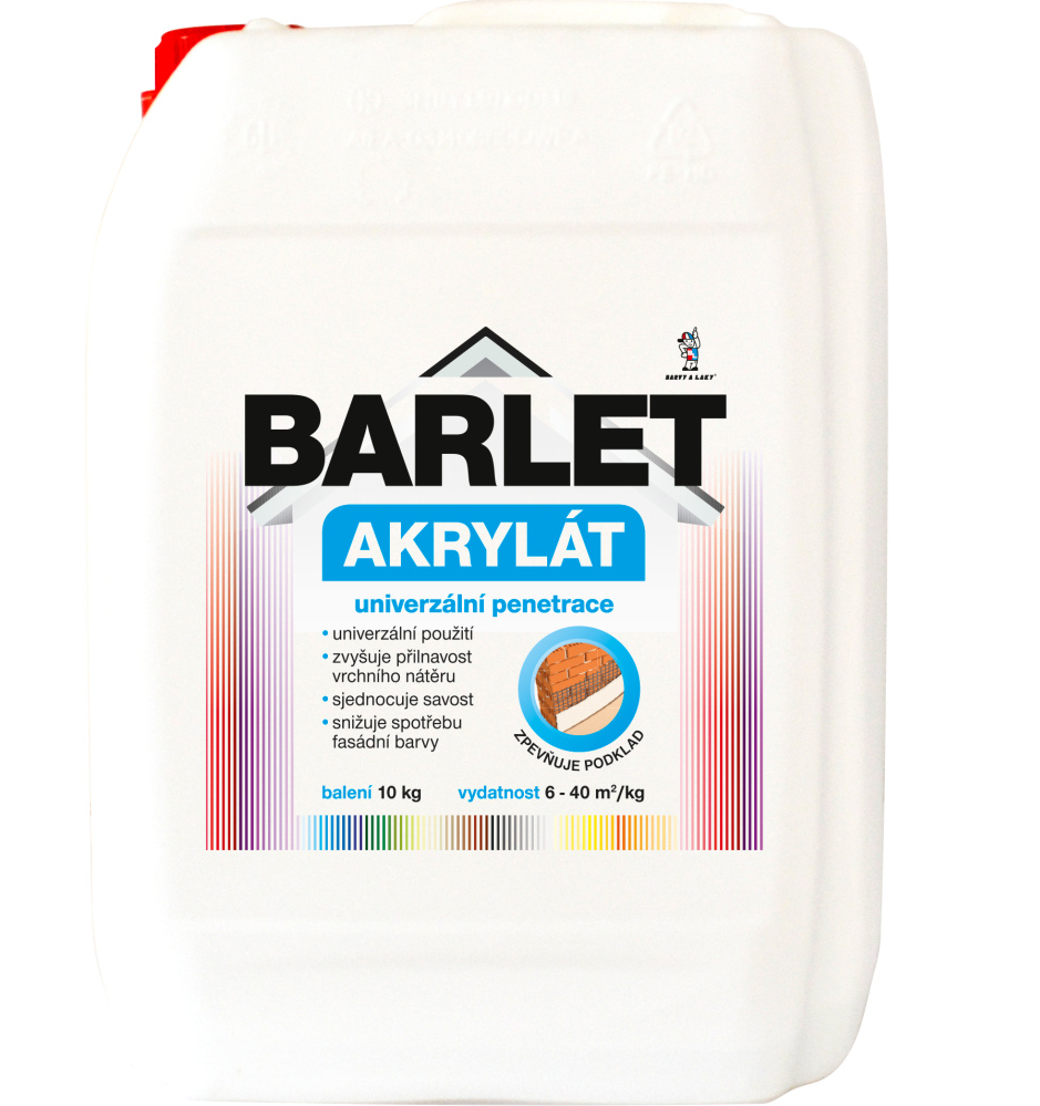 Barlet Akrylát univerzální penetrace V1307 * Penetrační nátěr univerzální akrylát. 1 Barlet Akrylát univerzální penetrace V1307 * Penetrační nátěr univerzální akrylát. 1