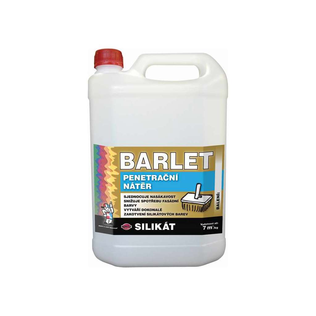 Barlet Penetrae silkát 10 kg * Penetrační nátěr pod silikátovou fasádní barvu. 1 Barlet Penetrae silkát 10 kg * Penetrační nátěr pod silikátovou fasádní barvu. 1