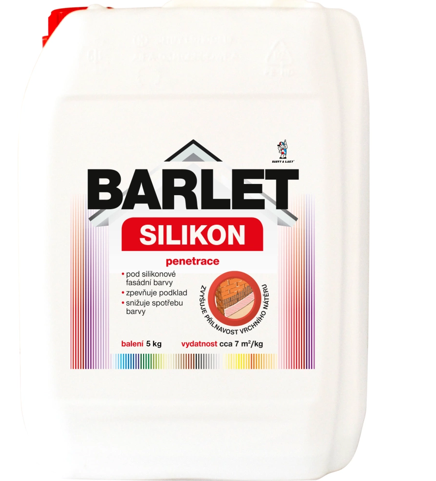 Barlet Silikon penetrace * Penetrační nátěr pod silikonovou fasádní barvu. 1