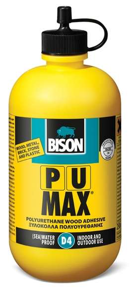 Bison PU Max 75 g * Vysokopevnostní polyuretanové lepidlo na dřevo D4.