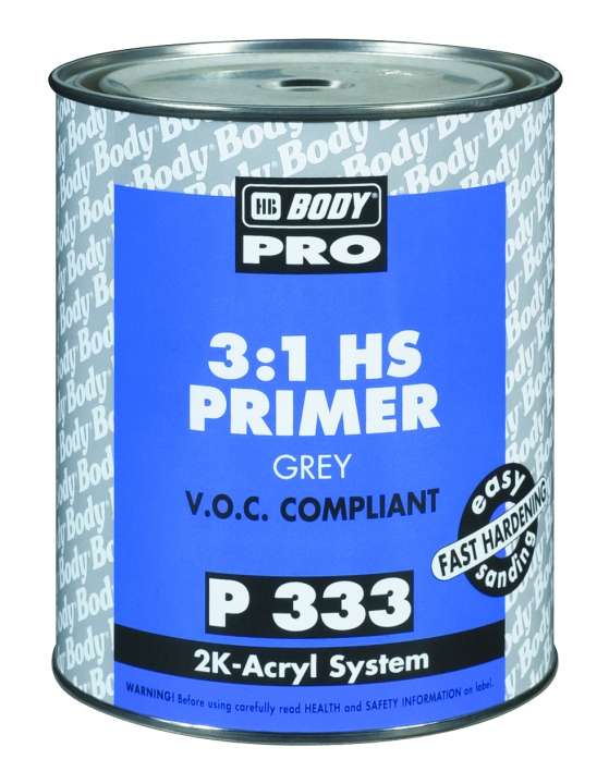 HB Body pro P333 * Vysoce kvalitní dvousložkový akrylátový plnič. 1