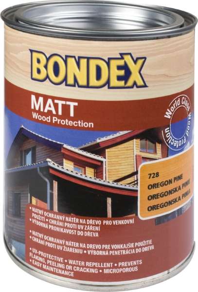 Bondex Matt * Tenkovrstvá syntetická lazura na dřevo. 1