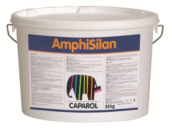 Caparol AmphiSilan 25 kg B * Siliónová fasádní barva extrémně vodoodpudivá, tónovatelná.