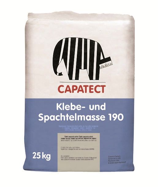 Caparol Capatect 190A 25 kg * Lepicí malta a tmel pro lepení tepelně izolačních systémů.