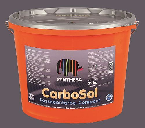 Caparol Carbosol Fassadenfarbe Compact 25 kg B * fasádní barva s plnicími vlastnostmi vyztužená uhlíkovými vlákny, tónovatelná.