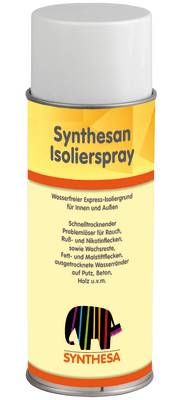 Caparol Synthesan IsolierSpray 400 ml * Izolace proteklých a kouřových skvrn ve spreji. Caparol Synthesan IsolierSpray 400 ml * Izolace proteklých a kouřových skvrn ve spreji.