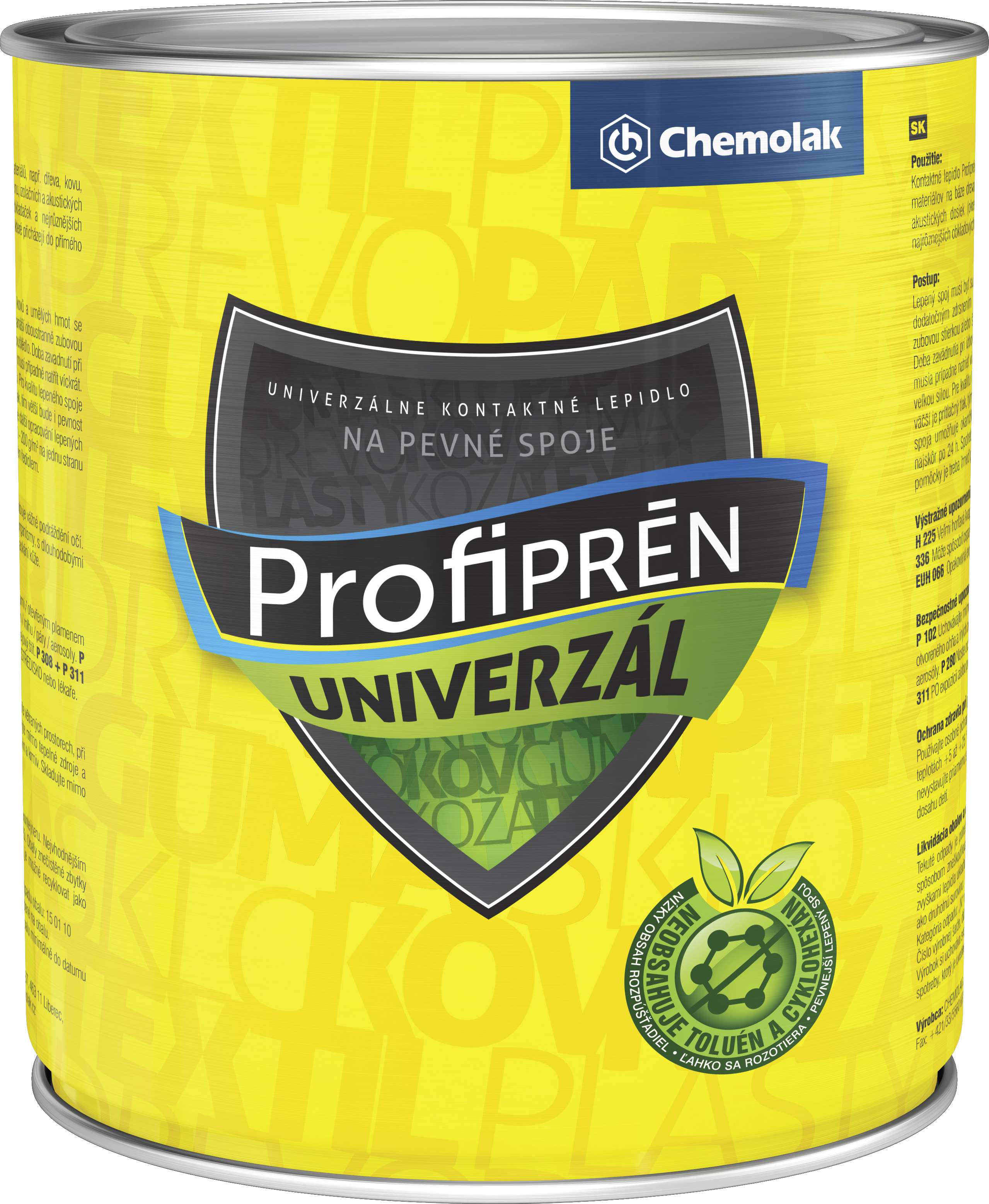 Chemolak Profiprén Univerzál * kontaktní lepidlo na pevné spoje Chemolak Profiprén Univerzál * kontaktní lepidlo na pevné spoje