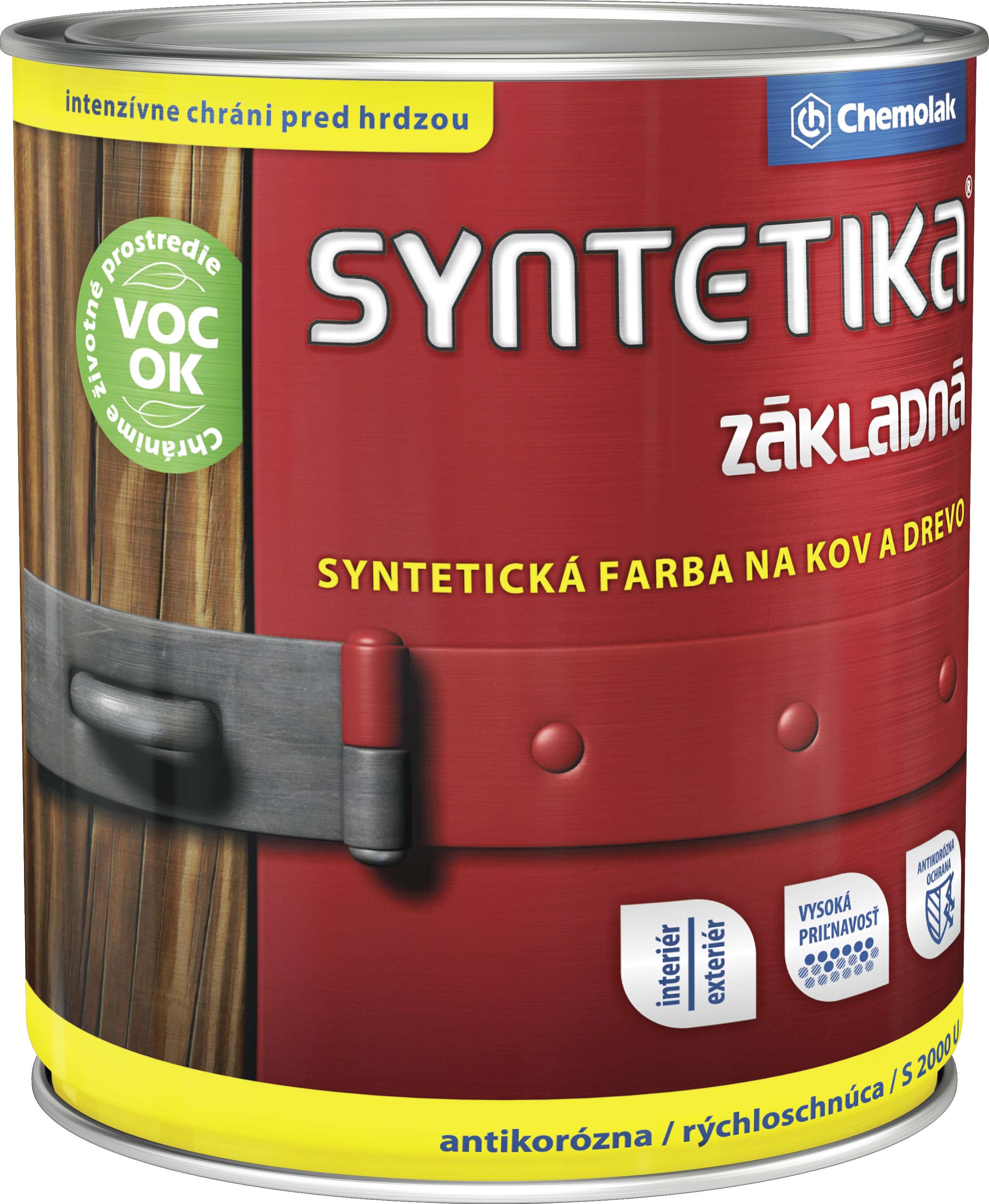 Chemolak Syntetika základní antikorozní barva S 2000 Chemolak Syntetika základní antikorozní barva S 2000