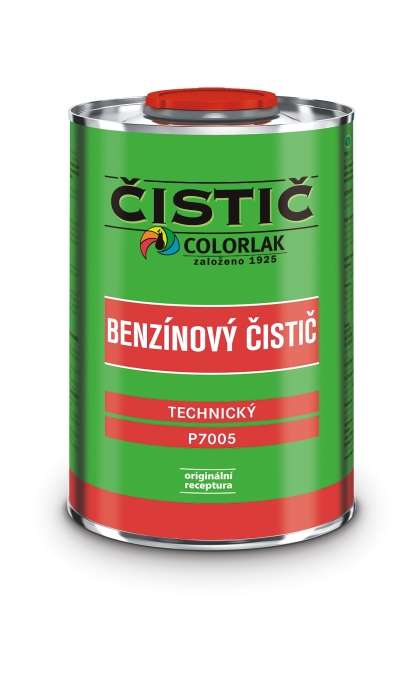 Colorlak Benzínový čistič technický P 7005 * Benzínový technický čistič k odmašťování a čištění povrchu kovových předmětů. Colorlak Benzínový čistič technický P 7005 * Benzínový technický čistič k odmašťování a čištění povrchu kovových předmětů.