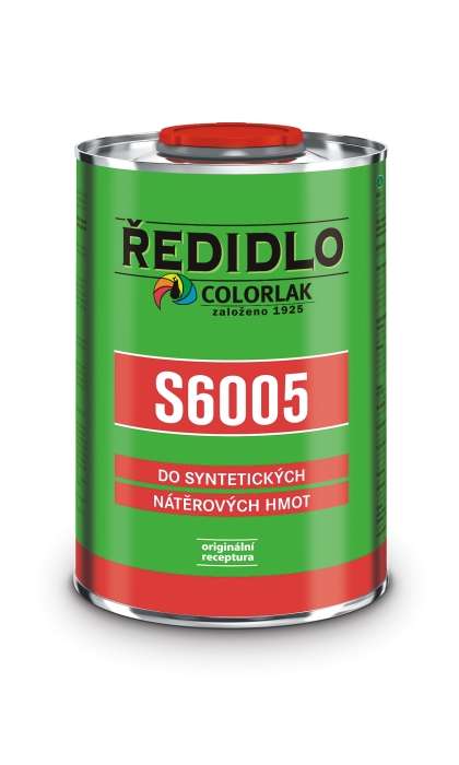 Colorlak Ředidlo S 6005 * Do syntetických nátěrových hmot. Colorlak Ředidlo S 6005 * Do syntetických nátěrových hmot.