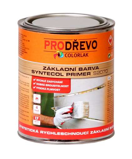 Colorlak Syntecol Primer S 2070 * Základní barva na dřevo syntetická rychleschnoucí. 1