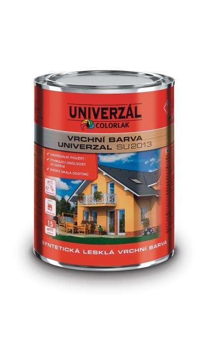 Colorlak Univerzal SU 2013 - 5300 zelená střední 9 L * Syntetická univerzální vrchní barva lesklá. 1