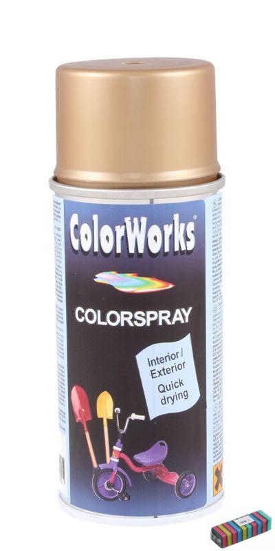 ColorWorks barva ve spreji zlatá