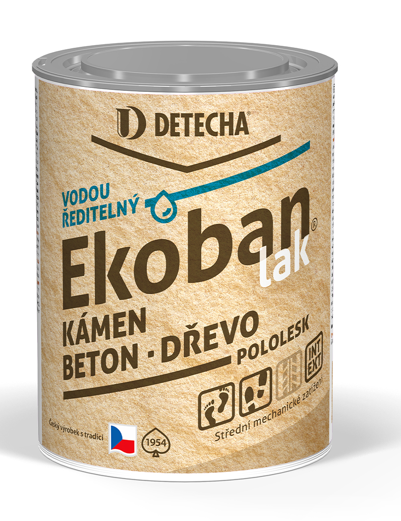 Detecha Ekoban lak * Lak na beton a savé podklady. 1