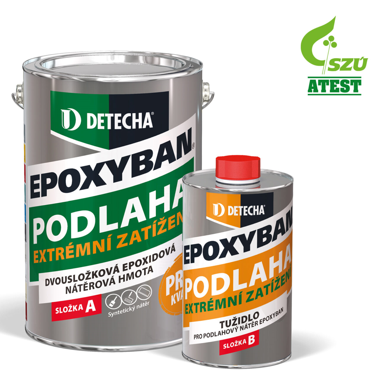 Detecha Epoxyban * Dvousložkové epoxid na betonové podlahy s velmi vysokou zátěží. 1