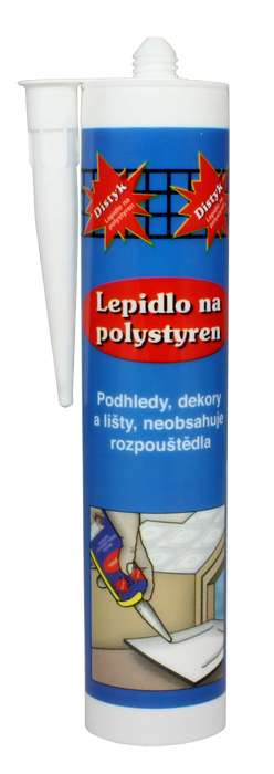 Distyk Lepidlo na polystyren 310 ml * Pro lepení polystyrenových desek v interiéru.