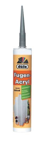 Düfa Akrylátová těsnící a spárovací hmota AH - Fugen-Acryl bílý 310 ml