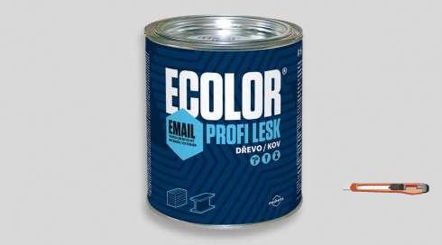 Ecolor Profi lesk 0,6 L * Email pro vnitřní i venkovní použití. 1