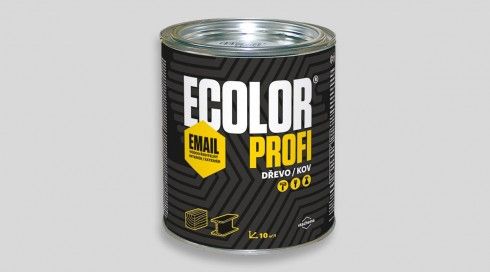 Ecolor Profi bílá 0,75 L * Email pro vnitřní i venkovní použití.