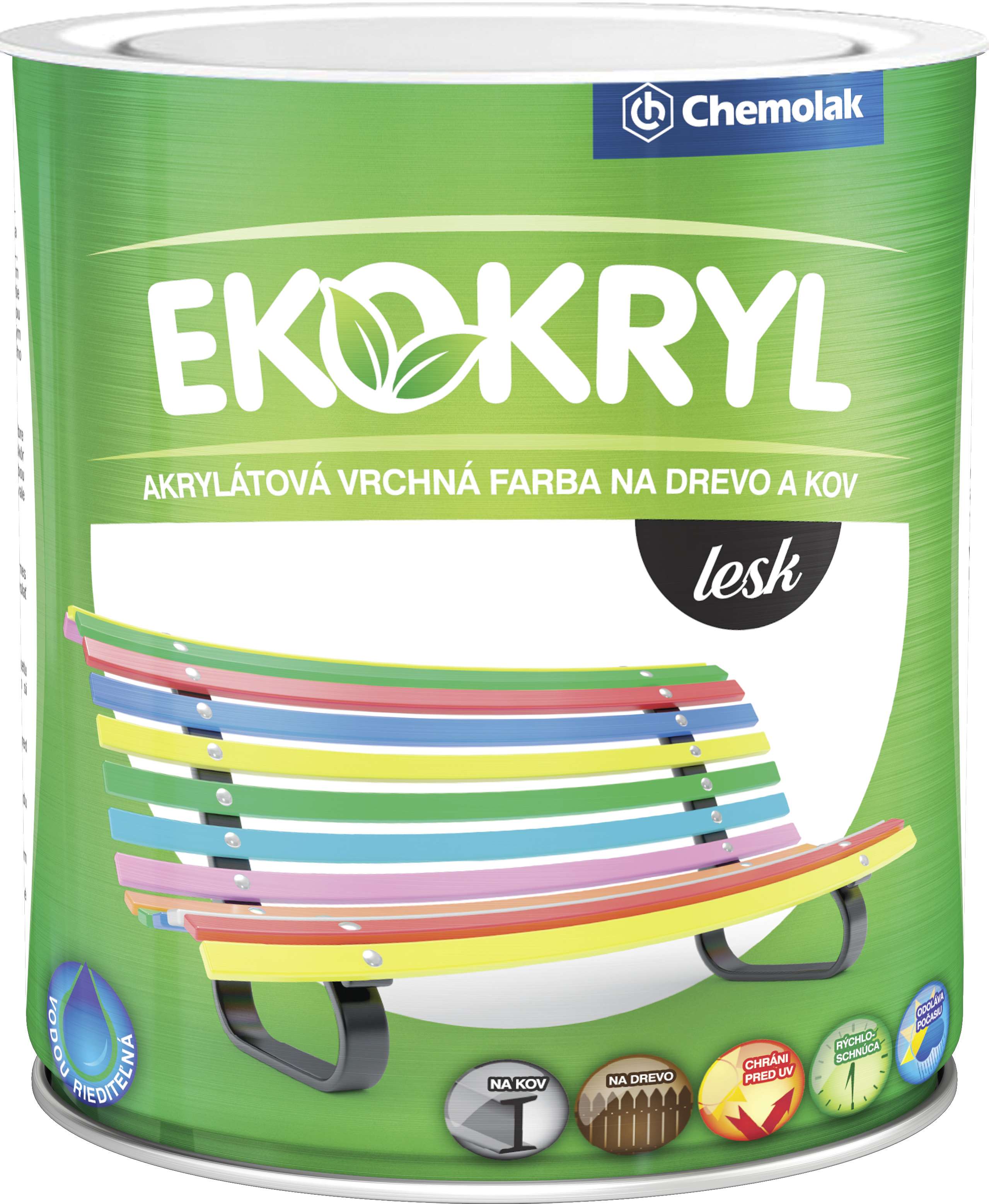 Chemolak Ekokryl lesk V 2062 * vrchní lesklá barva 1