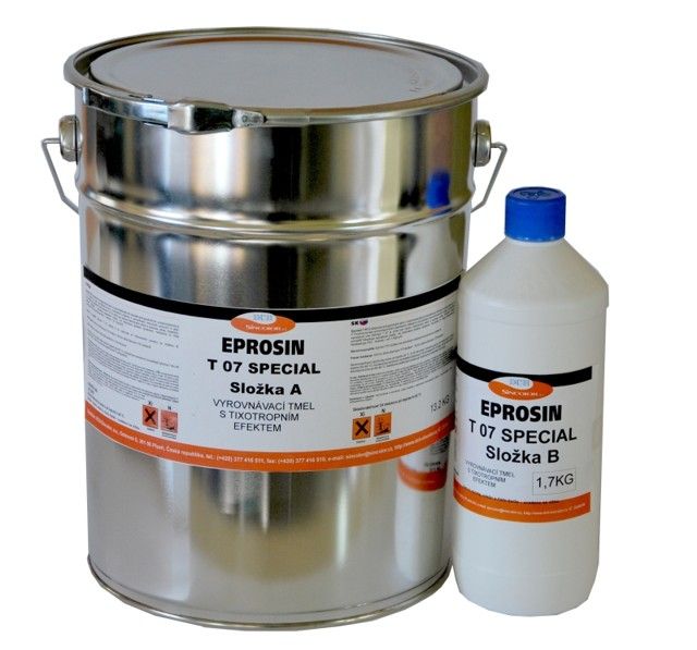 Eprosin T07, univerzální epoxidový tmel, souprava 45kg1 Eprosin T07, univerzální epoxidový tmel, souprava 45kg1