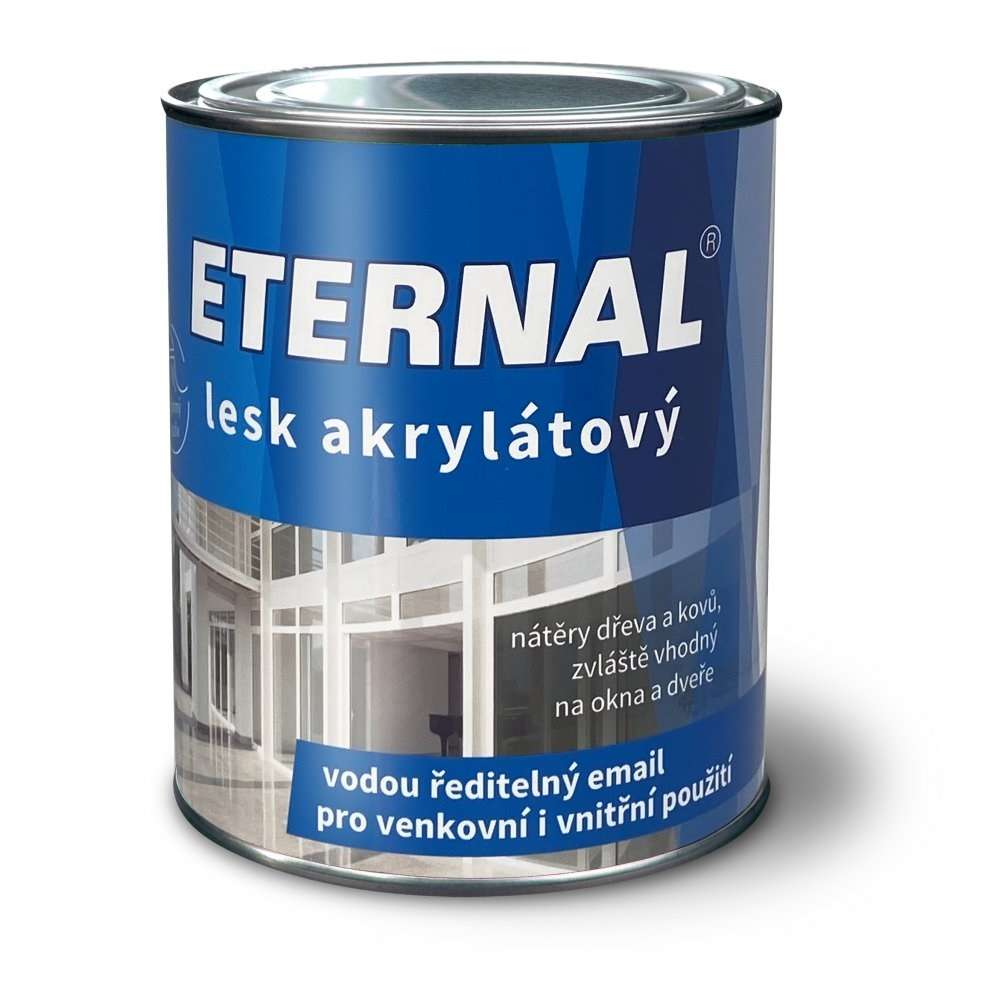 Eternal lesk akrylátový * Barva pro univerzální nátěry dřeva, kovu, betonu. 1