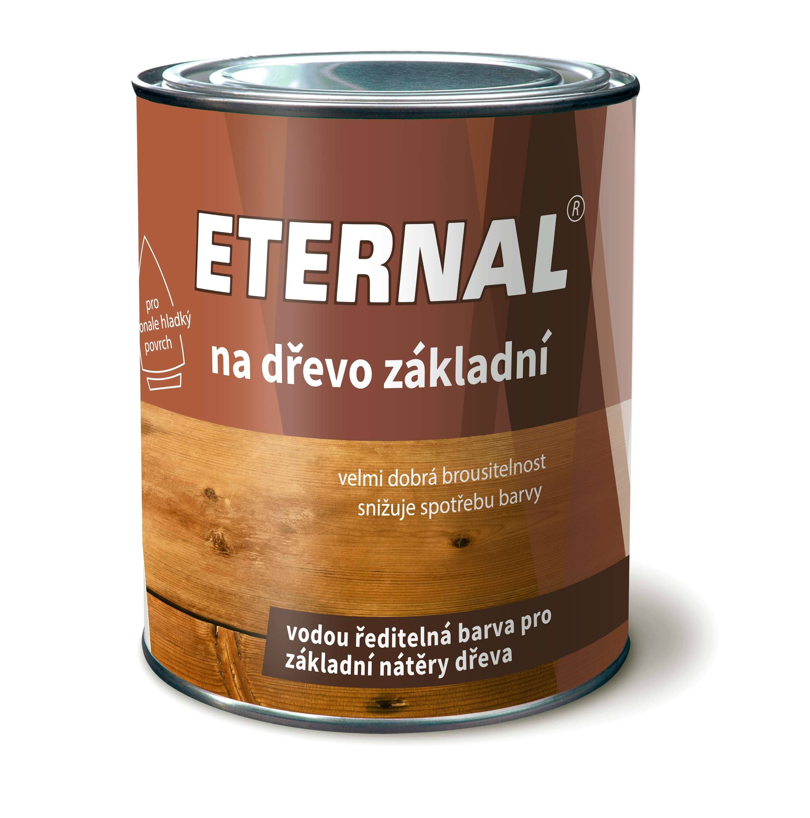 Eternal na dřevo základní bílý * vodou ředitelná barva pro základní nátěry dřeva 1