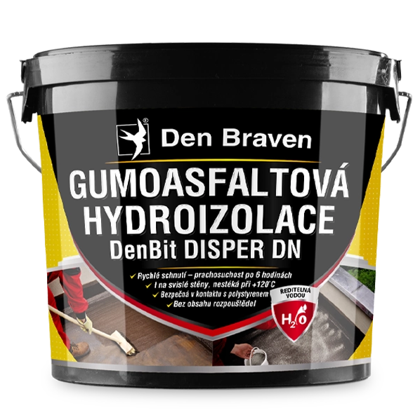 Den Braven Gumoasfaltová hydroizolace DenBit DISPER DN Den Braven Gumoasfaltová hydroizolace DenBit DISPER DN
