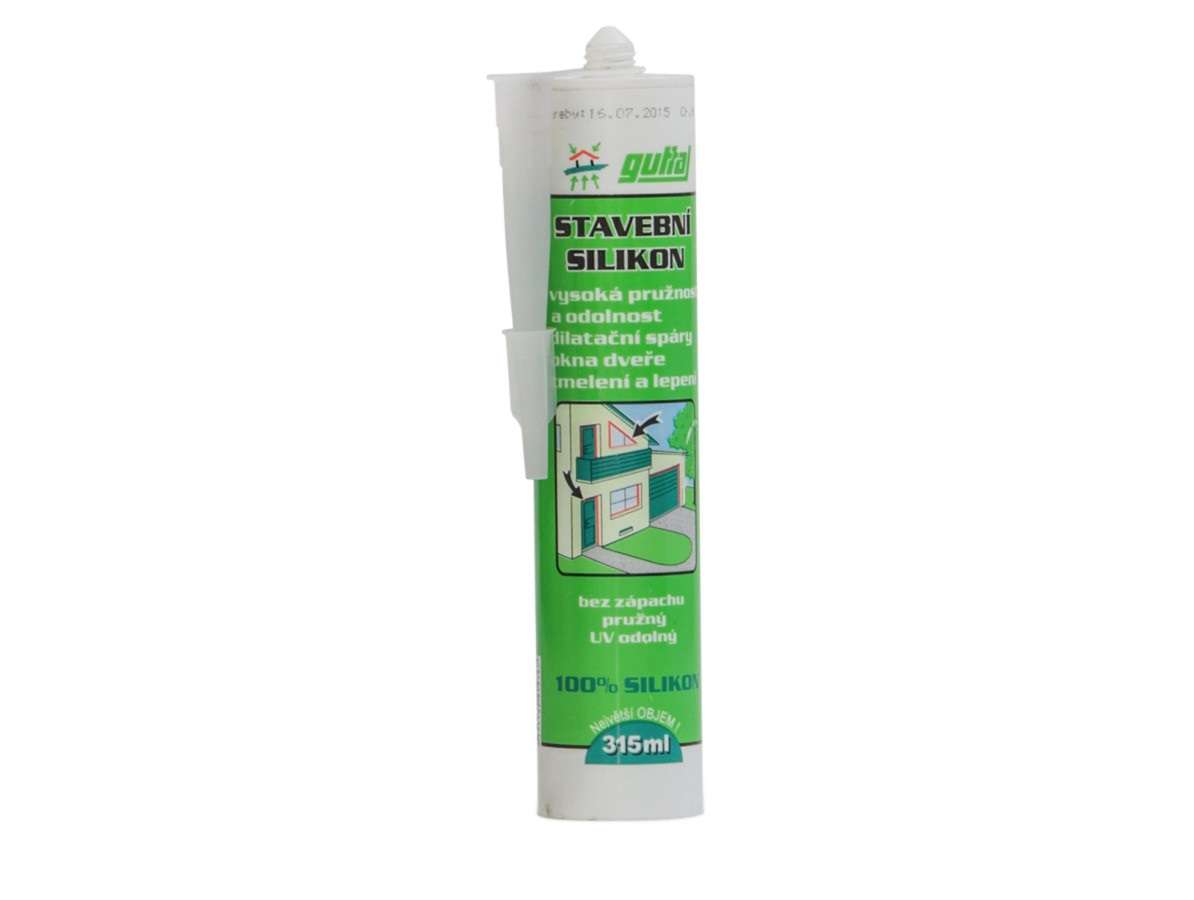 Gutta Stavební silikon tranparentní 315 ml Gutta Stavební silikon tranparentní 315 ml