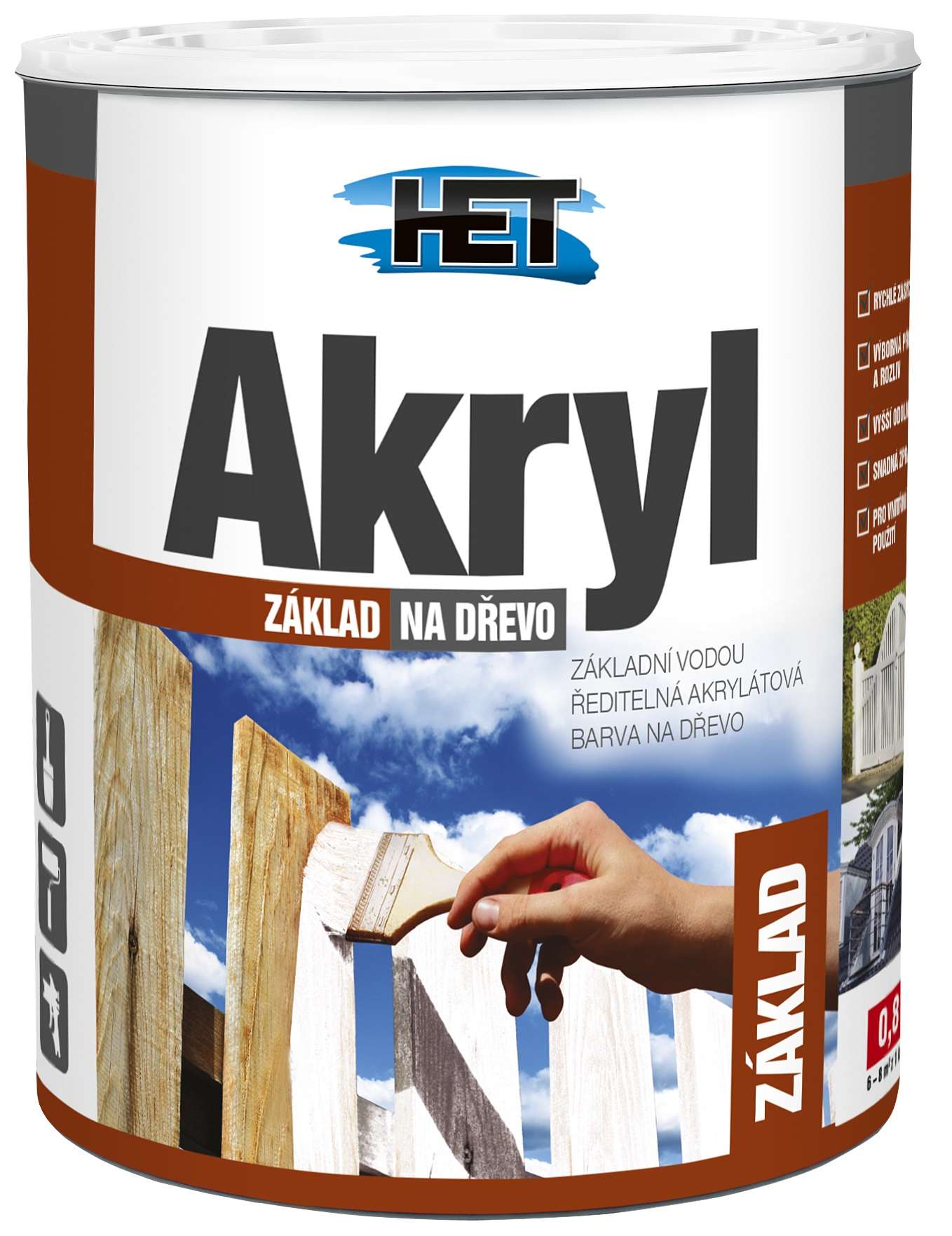 Het Akryl Základ na dřevo 1 Het Akryl Základ na dřevo 1