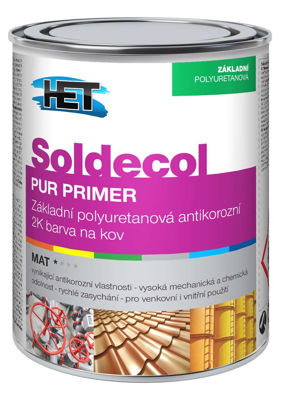 Het Soldecol PUR Primer 0110 šedý 1 Het Soldecol PUR Primer 0110 šedý 1